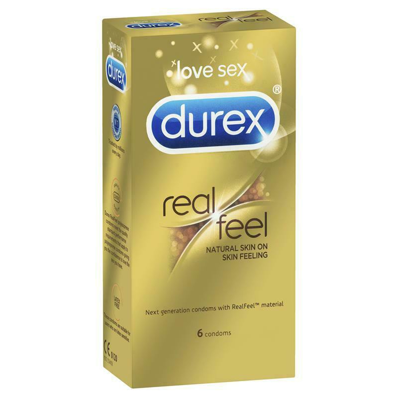 Bill Úc - Bao cao su Durex Real Feel hộp 6 chiếc hàng nội địa Úc