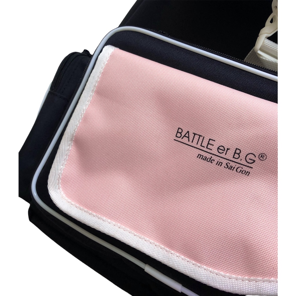 Balo đi học BATTLE ER B.G mẫu x004 lightpink Unisex Streetwear Backpack