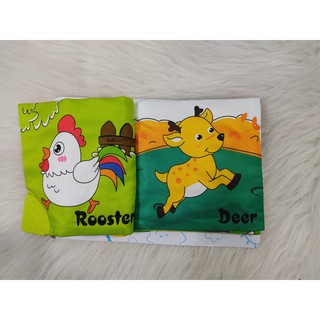 Sách vải cho bé, sách vải âm thanh Farm Animals