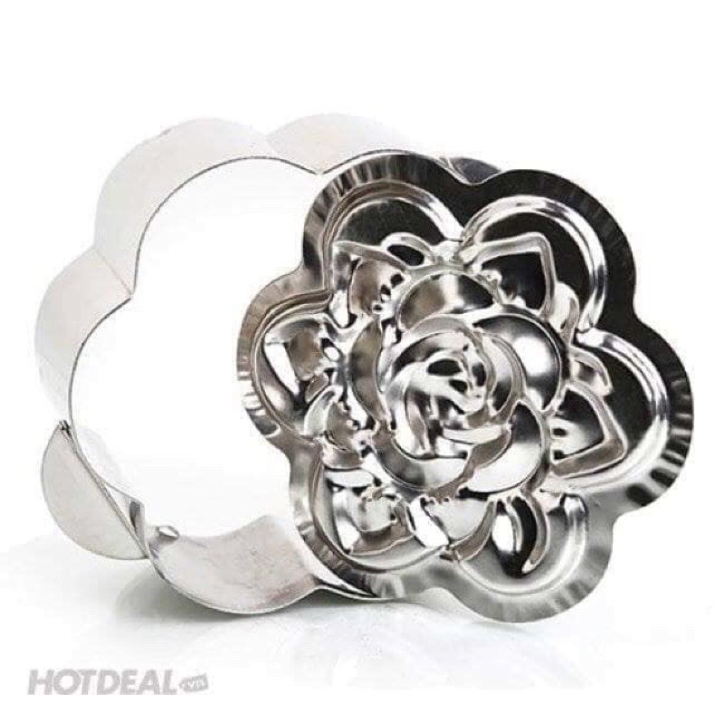 KHUÔN XÔI INOX HÌNH HOA