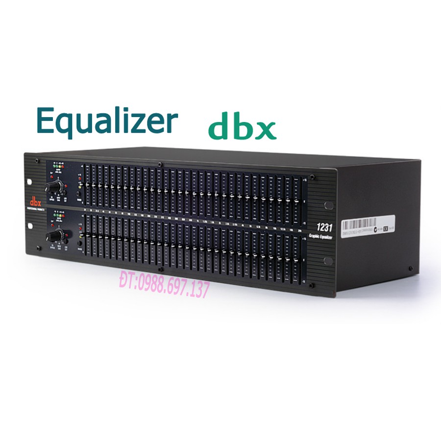 Lọc xì equalizer cao cấp dbx 1231 - lọc âm karaoke dbx
