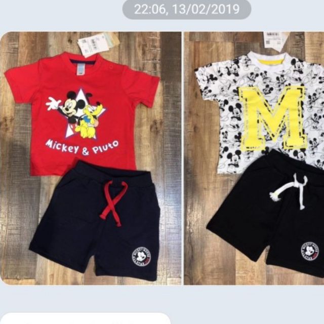 Bộ mickey bé trai