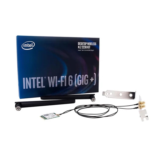 Card mạng WiFi 6 Intel Desktop Kit AX200 chuẩn AX3000 hàng chính hãng