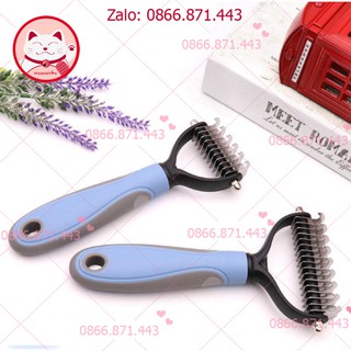 ⚡𝐅𝐑𝐄𝐄𝐒𝐇𝐈𝐏⚡ LƯỢC GỠ RỐI LÔNG CHÓ MÈO HÌNH BÀN CÀO