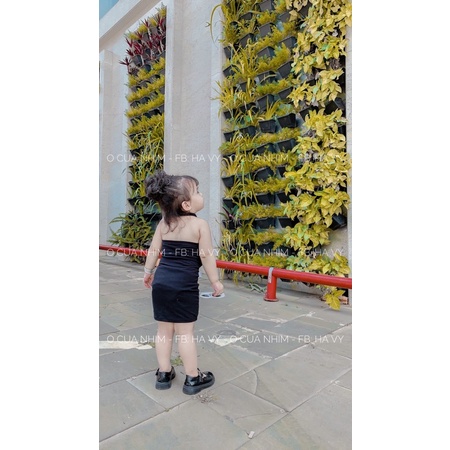Váy body chéo cổ cá tính cho bé ❤️