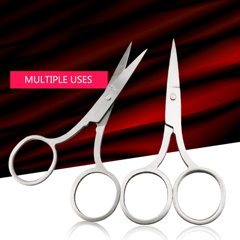 Kéo Cắt Tỉa Lông Mày / Lông Mi / Lông Mũi Bằng Thép Không Gỉ YOUYO Dành Cho Nữ