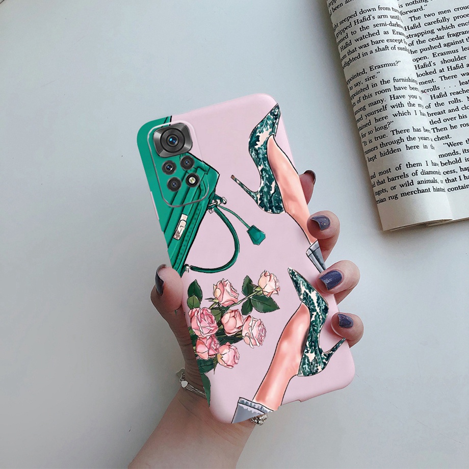 Ốp Điện Thoại Jelly Mềm Mặt Nhám Màu Kẹo Thời Trang Mùa Xuân Cho Redmi Note 11 Note11Pro 5G 4G 2022