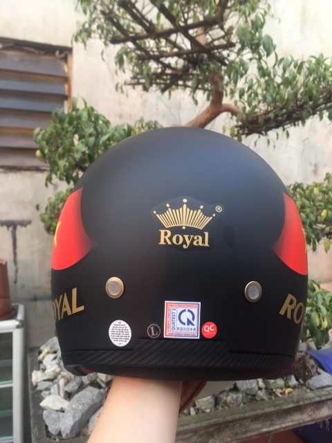 Mũ Bảo Hiểm Royal M139 Kính Âm Tem Cờ Việt Nam - Bảo Hành Chính Hãng 12 Tháng tặng balo dây rút
