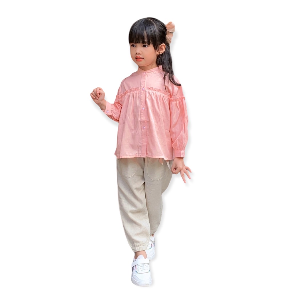 Áo bé gái litibaby bèo ngực DY205 Chính hãng, đổi trả 10 ngày không ưng