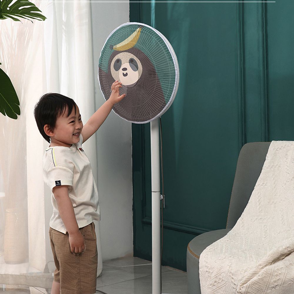 Vỏ bọc lưới bảo vệ đầu quạt chống bụi họa tiết hoạt hình dễ thương