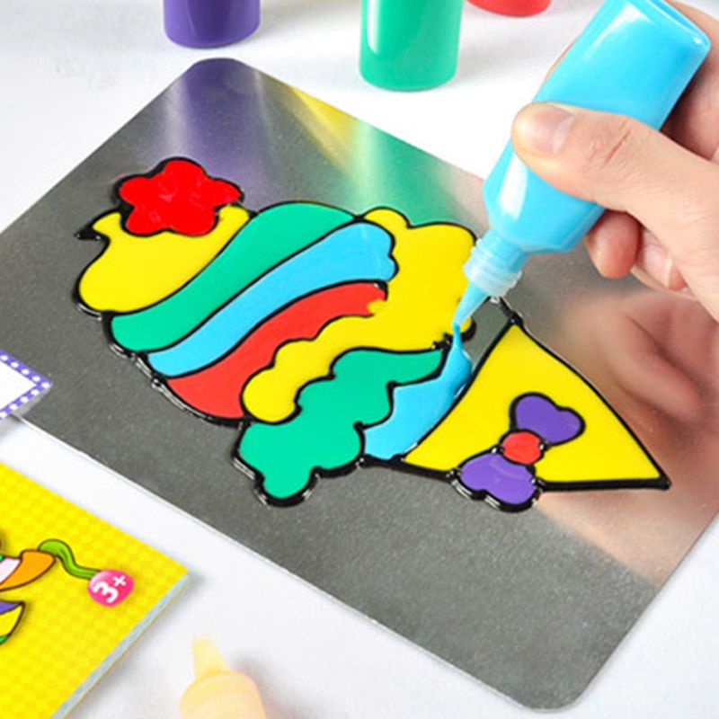 Bộ Tranh Vẽ Hoạt Hình DIY Dành Cho Trẻ Mẫu Giáo