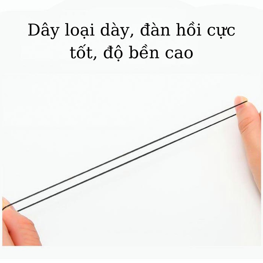 ( Loại Dày ) Set 500 Dây Cột Tóc Co Giãn Đáng Yêu, Chính Xác Số Lượng - BEYOU