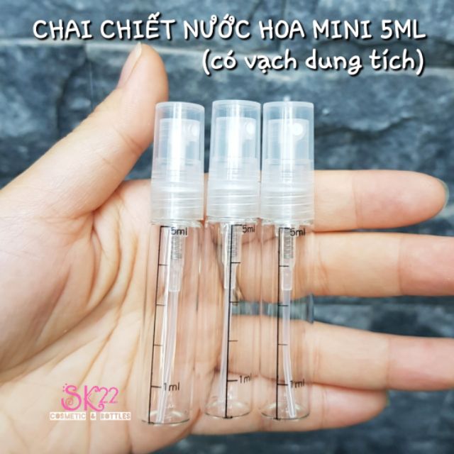 [NẮP VẶN]🔸️CHAI CHIẾT NƯỚC HOA MINI THỦY TINH 3ml/5ml/10ml🔸️ | BigBuy360 - bigbuy360.vn