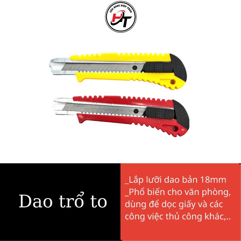 Dao trổ giấy to lưỡi rọc giấy cắt rạch dọc đồ lớn DRGRE