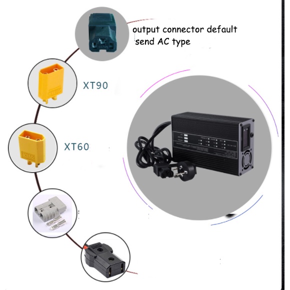 Bộ Sạc Pin Lithium 5A Li-ion Lipo ion Lifepo4 72V 60V 48V 84V 73V 67.2V 20S 16S 17S 18S 21S 24S Cho Xe Đạp Điện