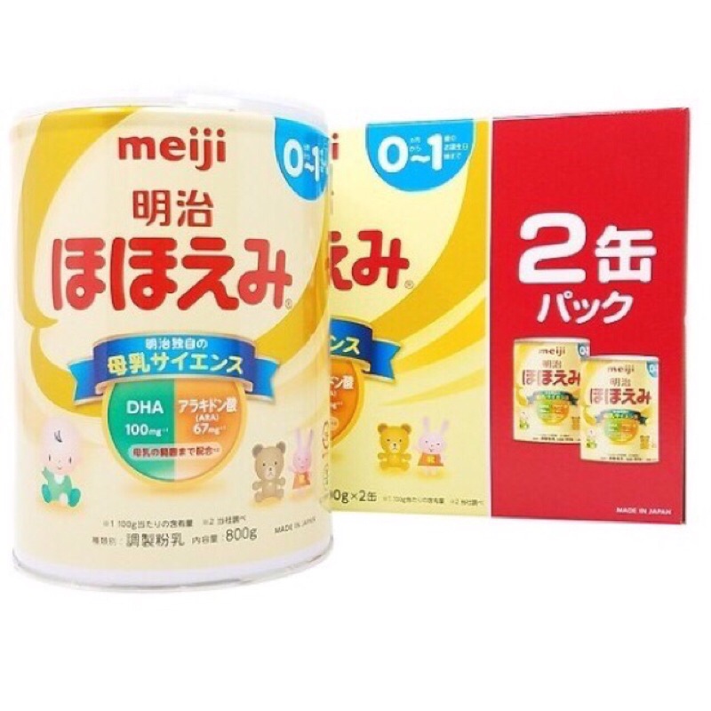 Sữa Lon Meiji Nội Địa 800gr Date 2022