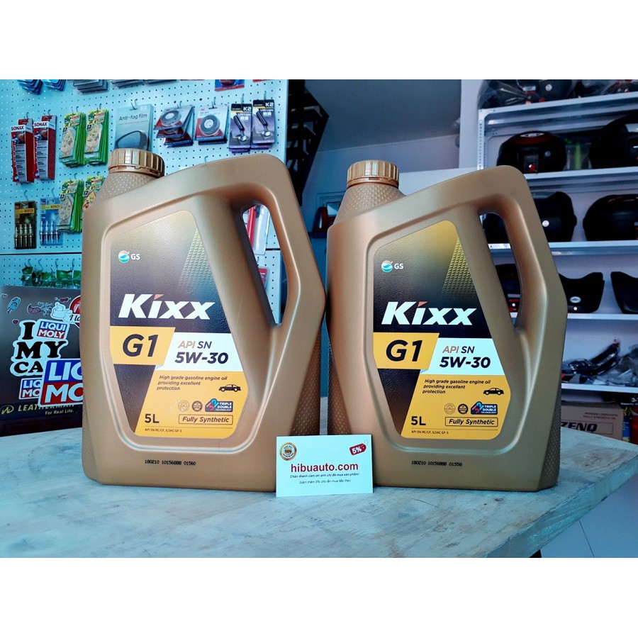 Kixx G1 – Dầu động cơ xăng Kixx G1 SN 5W30 5L