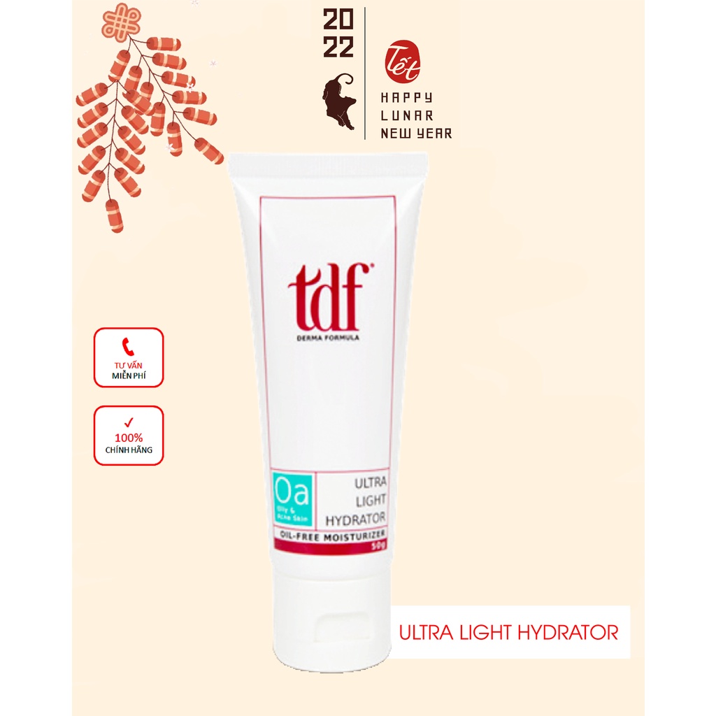 TDF - Dưỡng ẩm chuyên biệt cho da dầu, mụn TDF Ultra Light Hydrator 50g