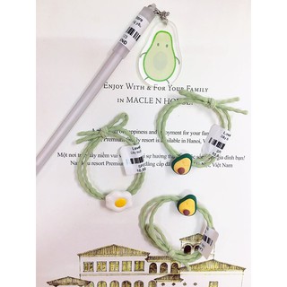 Dây buộc tóc hình trái bơ