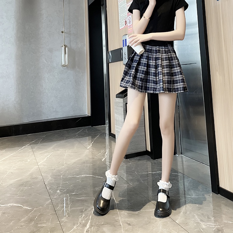 Giày Ulzzang Nữ Mary Jane Dây Cài 5cm Phong Cách Hàn Quốc