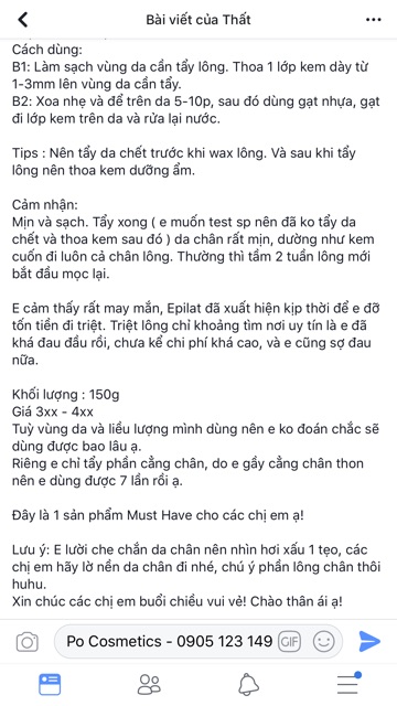 Kem Tẩy Lông Toàn Thân Epilat Nhật Bản - Wax lông nách/ Tẩy lông tay chân/ Triệt lông an toàn hiệu quả | BigBuy360 - bigbuy360.vn