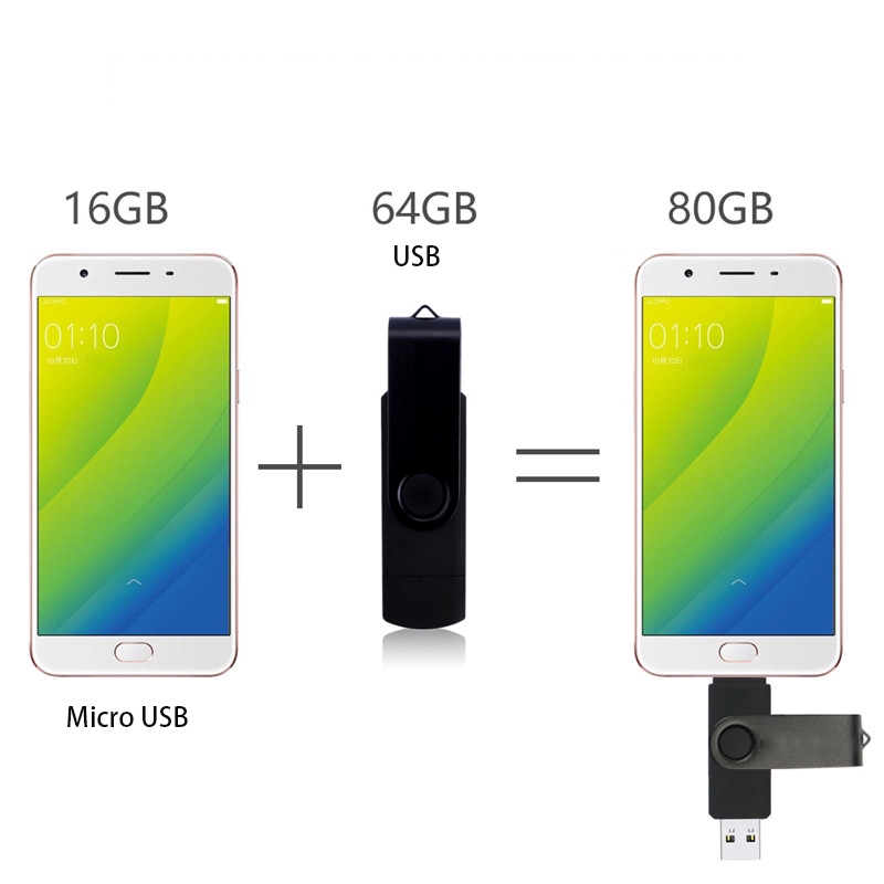 Usb Otg 3 Trong 1 128gb Micro Usb