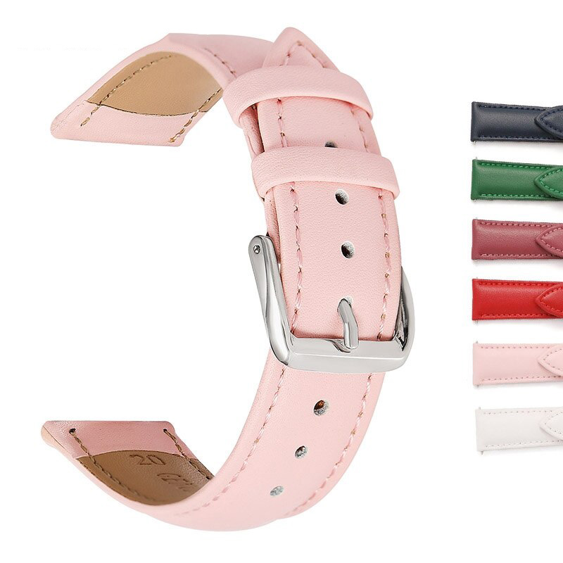 Dây Đeo Đồng Hồ Bằng Da Thật Cao Cấp 12 / 14 / 24mm