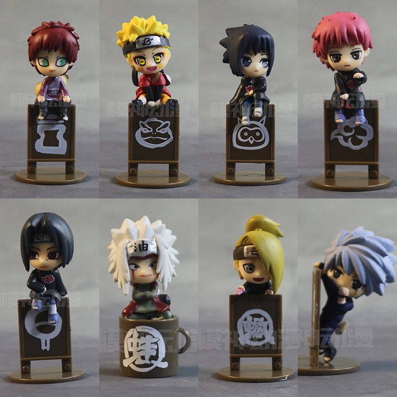 Mô hình set 8 mô hinh chibi naruto ( Naruto ) 💫