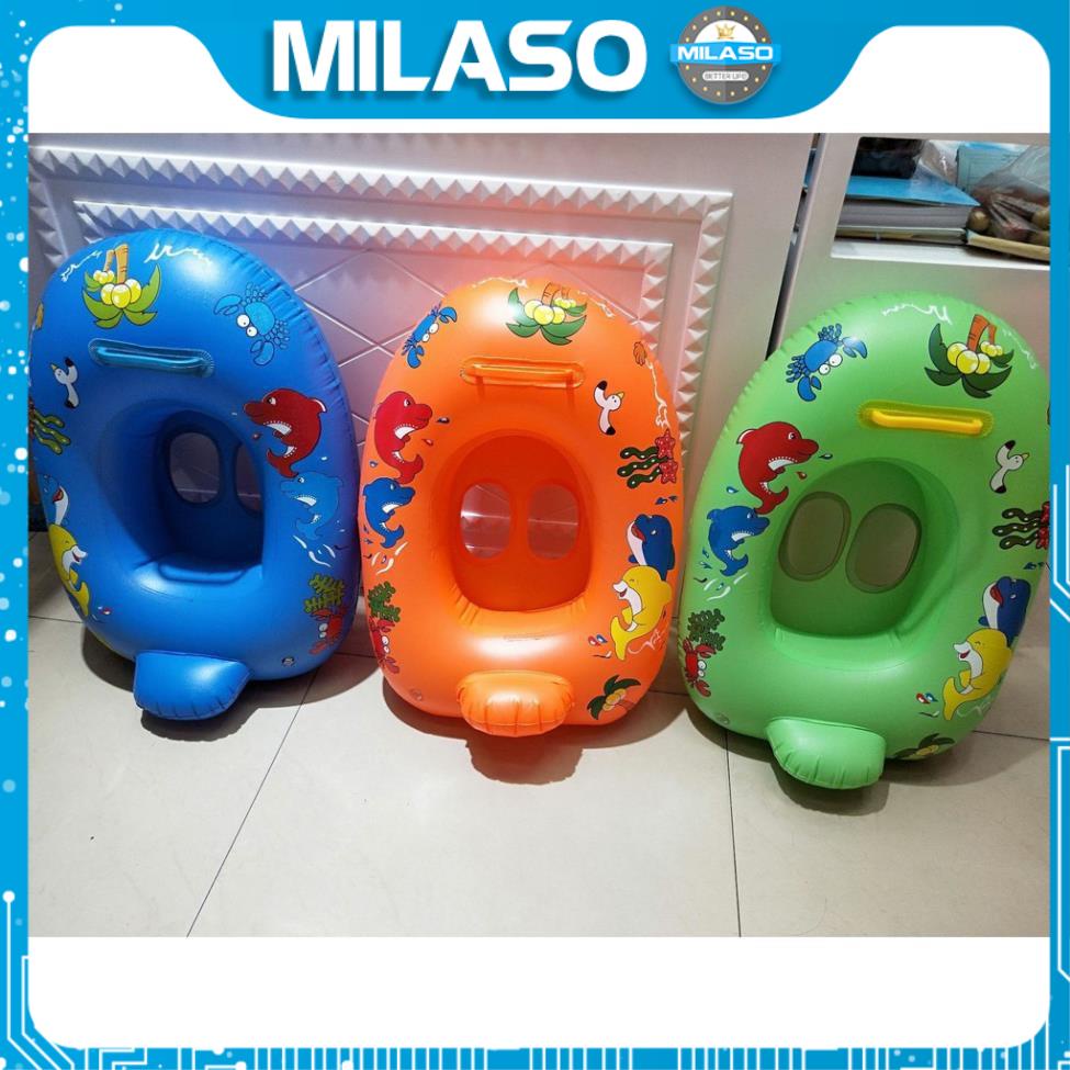 Phao Bơi Cho Bé MILASO Phao Bơi Trẻ Em Xỏ Chân Chống Lật Có Tay Nắm An Toàn Cho Bé Bơi Lội SS-001268