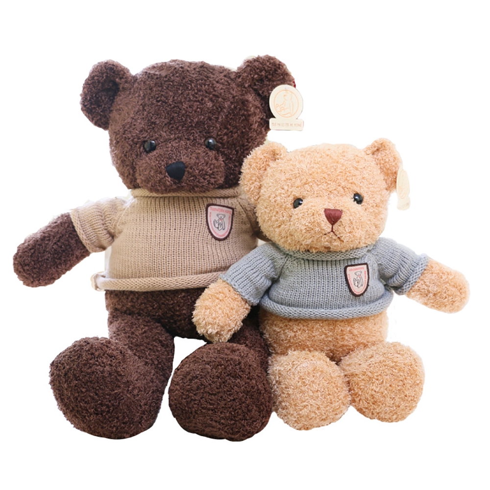 ▶ COD Gấu bông Teddy Đồ chơi sang trọng - Đồ chơi nhồi bông Gấu bông dễ thương - quà tặng sinh nhật Búp bê Chiều cao 30 / 40 cm 【couch】