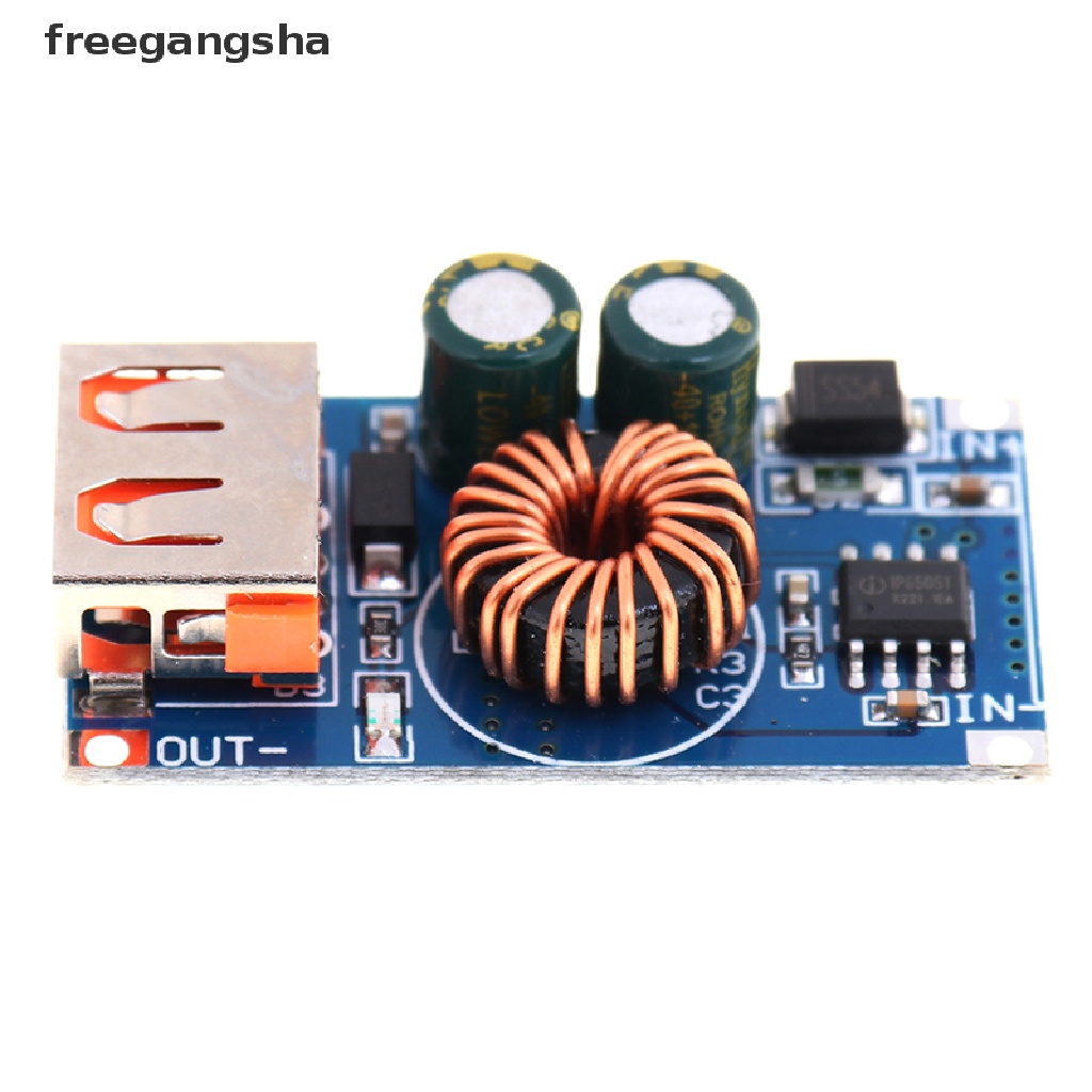 [FREG] USB DC Step Down Module 12V 24V To QC3.0 Phone Fast Charge for Huawei Samsung FDH