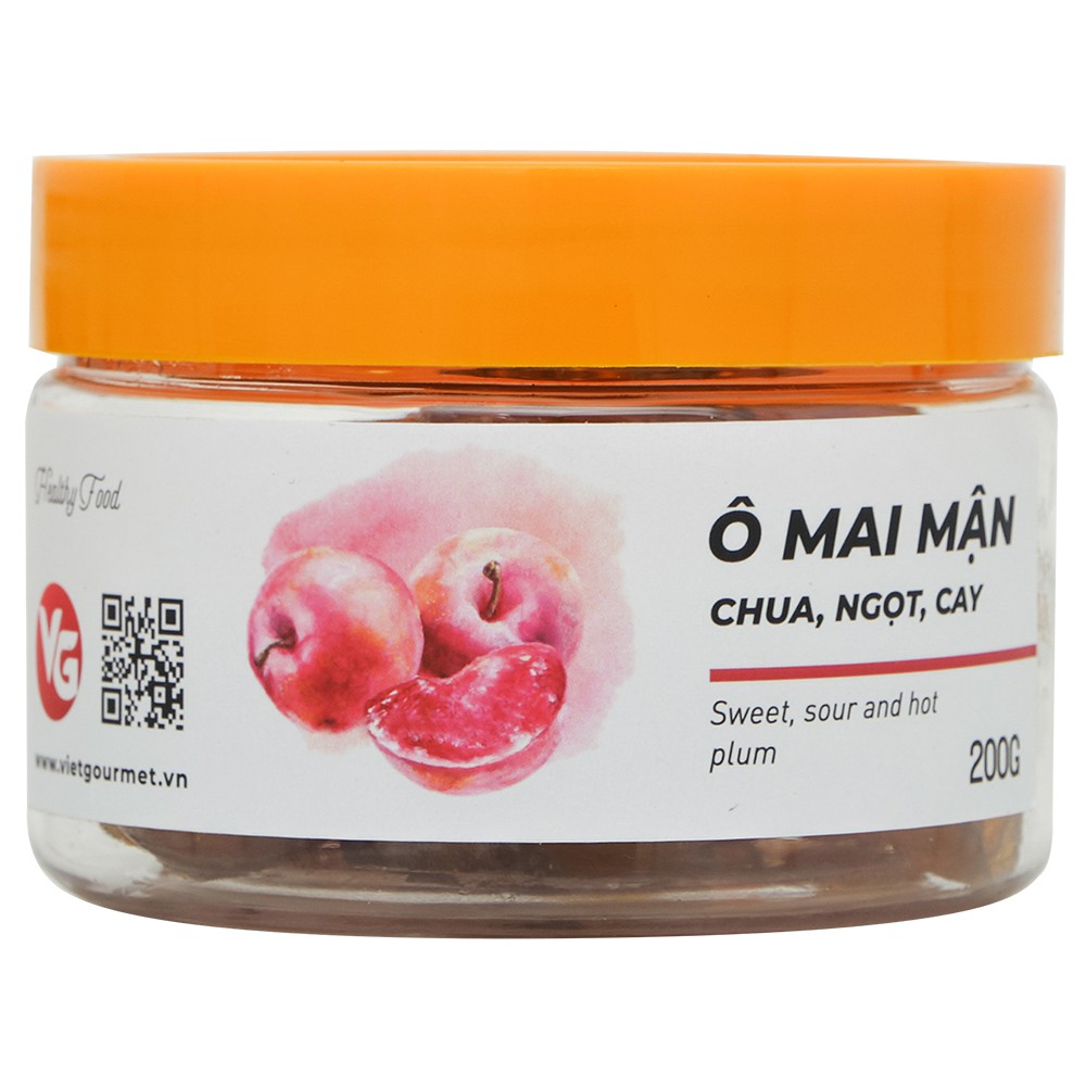 Ô mai MIX 200g Hương vị chua ngọt cay/ Ô mai mơ xí muội/ Ô mai mận / Ô mai sấu đặc sản Hà Nội ăn vặt làm quà tặng