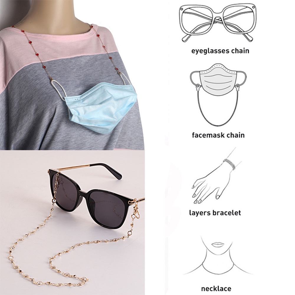 Dây đeo mắt kính bảo vệ cổ nhiều màu sắc thời trang