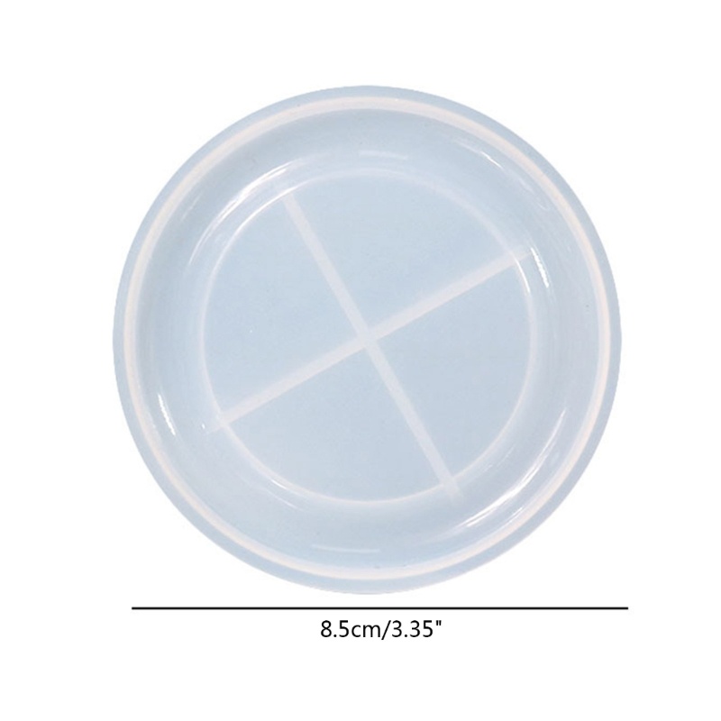 Khuôn Silicone Làm Đế Lót Ly Hình Tròn Nhỏ DIY