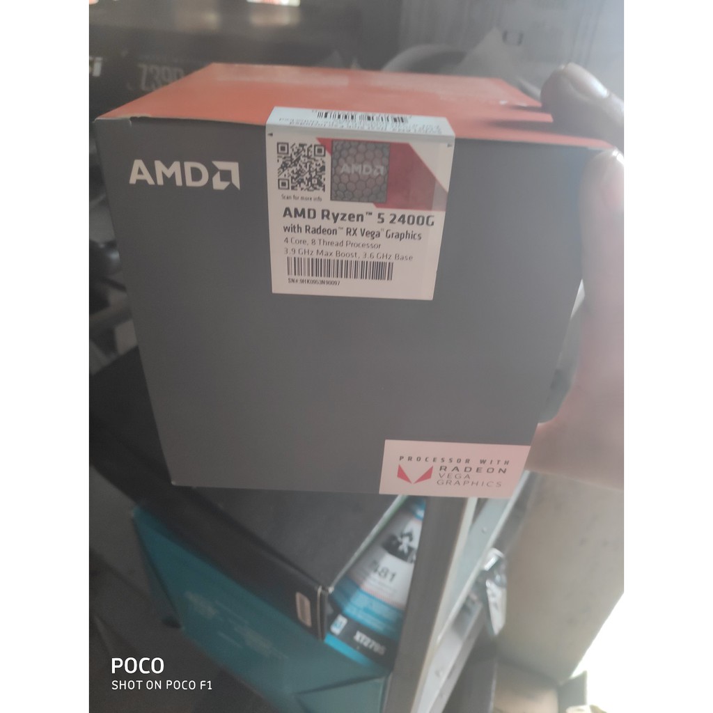 Bộ vi xử lý CPU AMD Ryzen 5 2400G 3.6GHz - 3.9GHz FULL BOX