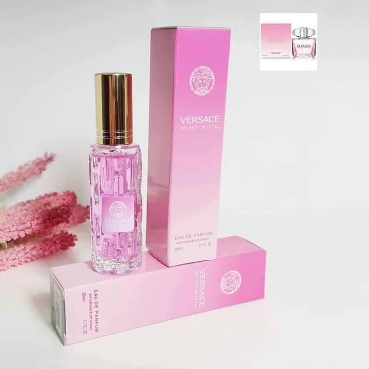 Nước hoa mini vesace 20ml dạng xịt-mẫu 4d- Mùi Verrsace Hồng