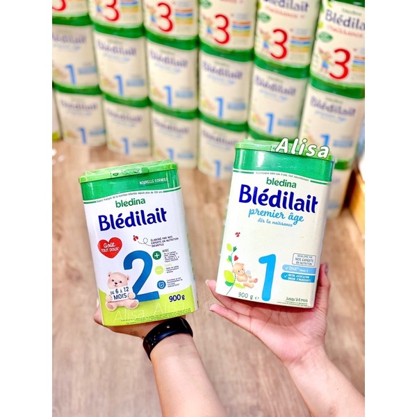 (SALE DATE 2023)Sữa bột BLEDILAIT Pháp số 1-2-3 400g/900g - ALISA