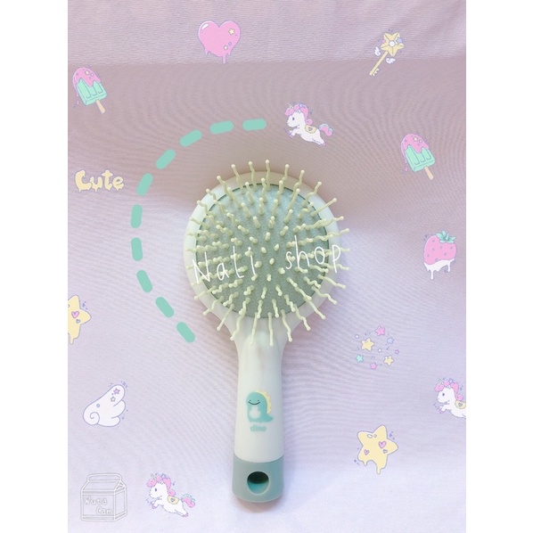 LƯỢC GAI CÓ GƯƠNG SIÊU CUTE, BỎ TÚI,ĐI HỌC, CHẢI TÓC MASSAGE ĐẦU