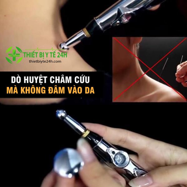 bút dò huyệt CHÂM CỨU tặng kèm SÁCH