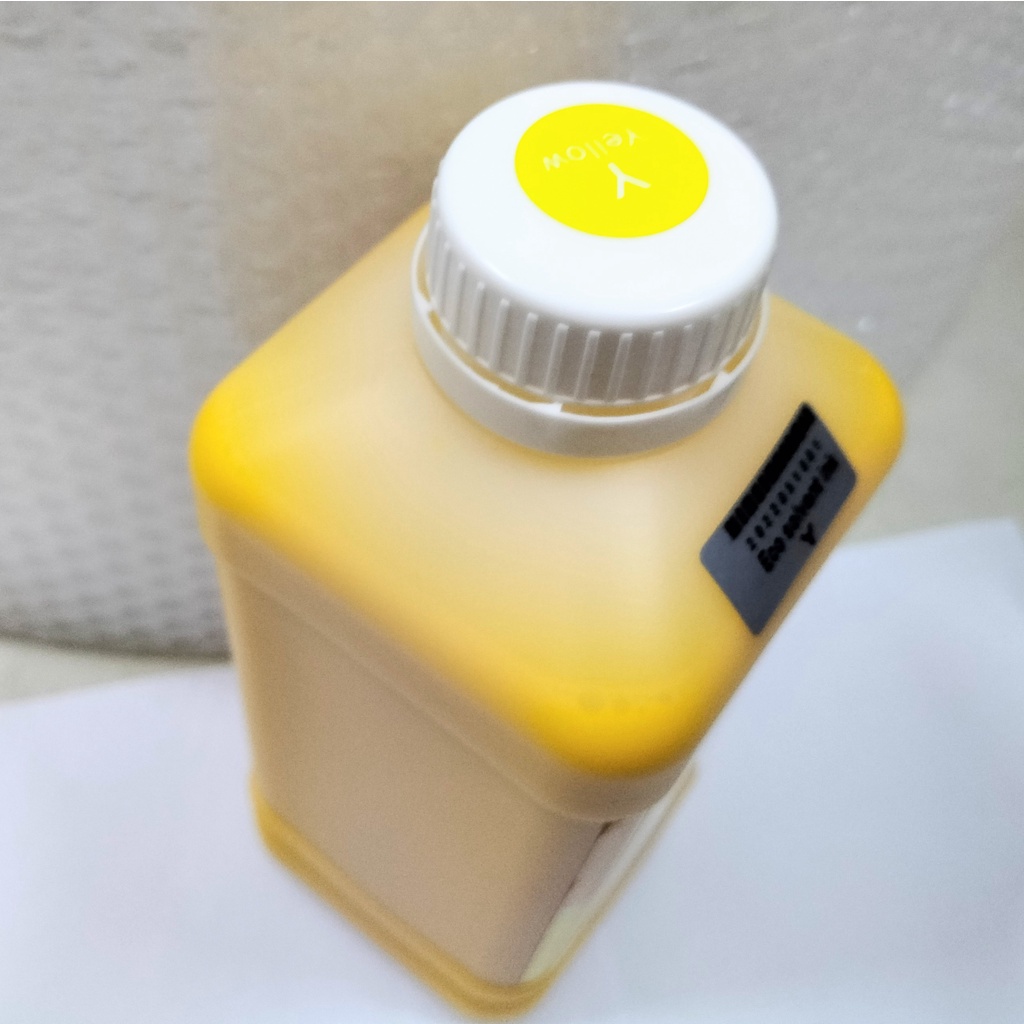 Mực dầu màu VÀNG ECO Solvent Ink dành cho máy in Epson in Decal khổ lớn