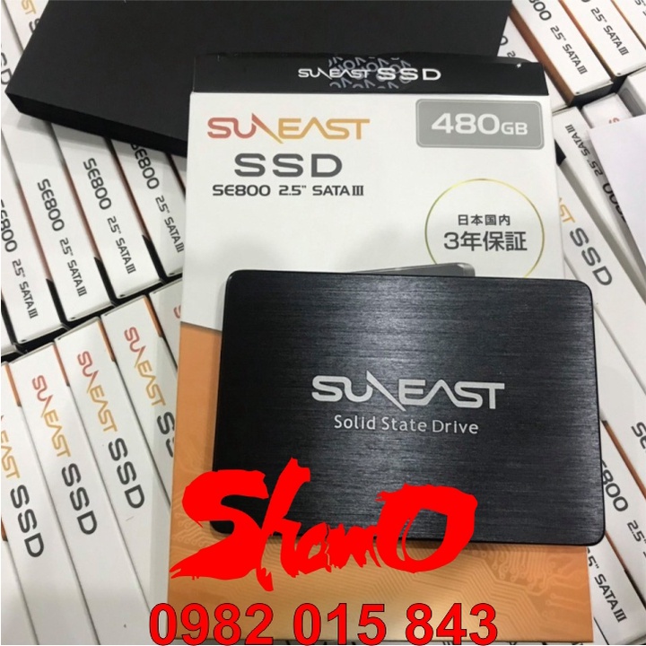 Ổ cứng SSD 480GB SunEast ( SE800 2.5” SATA III – Hàng nội địa Nhật ) – Chính Hãng – Bảo hành 3 năm