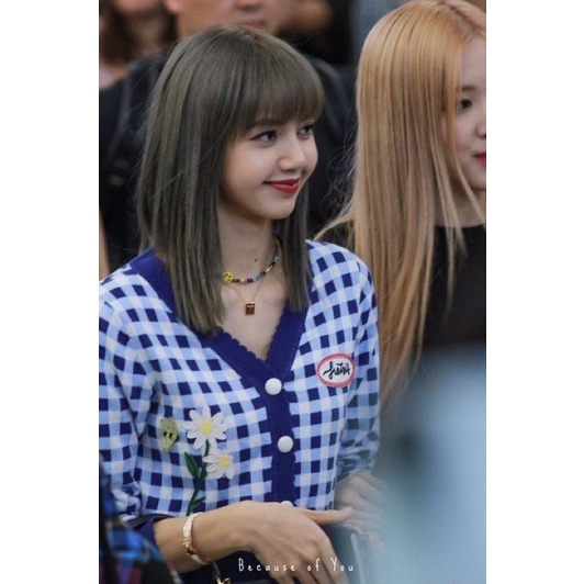 Vòng cổ mặt cười Vòng cổ handmade cheap moment Lisa BLACKPINK Vòng cổ hạt cườm