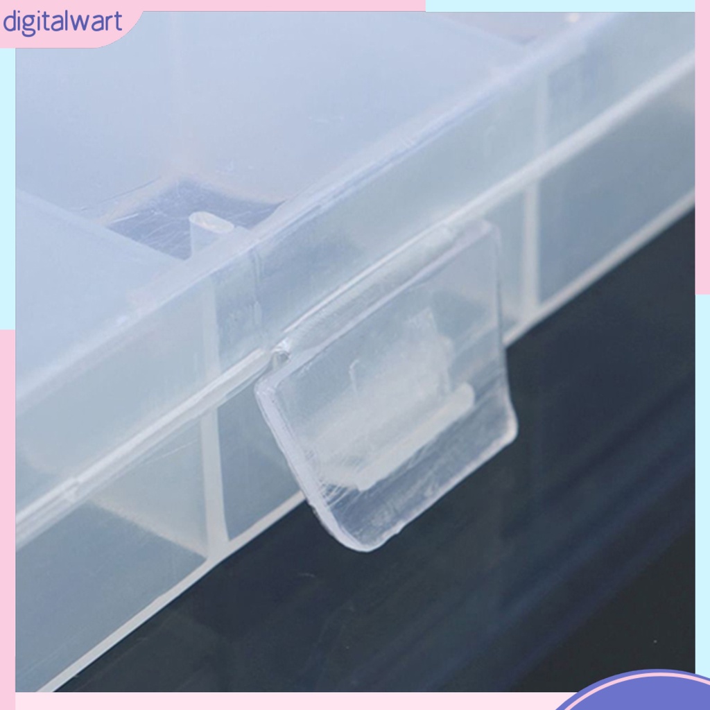 Hộp nhựa trong suốt 24 ô đựng phụ kiện trang sức/dụng cụ nhỏ tiện dụng
