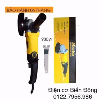 Máy mài 🔥FREESHIP🔥 TẶNG ĐĨA MÀI 29k MÁY MÀI 1 TẤC MASTER ĐUÔI DÀI 980W mài và cắt sắt, tường, gỗ, tôn.