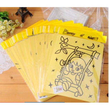 Combo 10 Tranh Cát Trang Trí Cho Bé Tranh Cát 3d Nhiều Chủ Đề Khác Nhau Kèm Sẵn Cát, Kích Thước 20*16cm