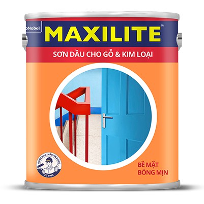 Sơn dầu cho bề mặt gỗ và kim loại Maxilite 5 lít - baoanhpaint