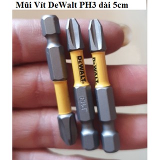 Mũi Vít DeWalt PH3 cao cấp dài 5cm