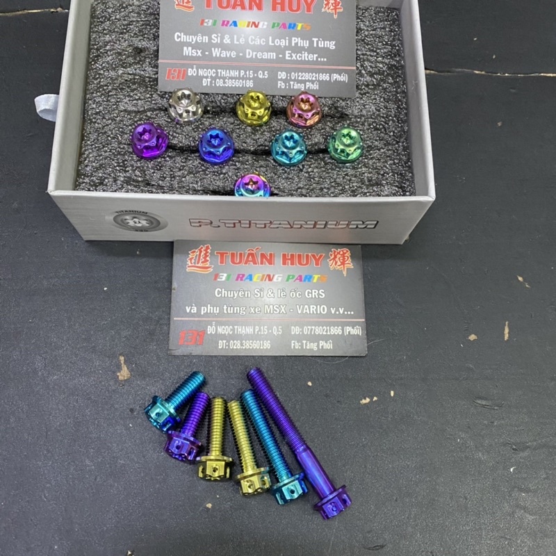 Ốc titan gr5 8li salaya probolt 8li15 8li20 8li25 8li30 8li40 8li60