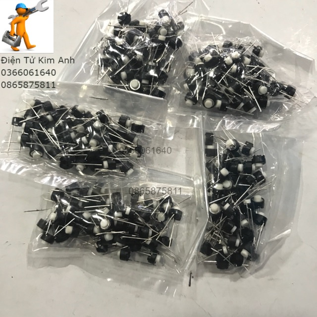 50 Công tắc chíp 2 chân trắng