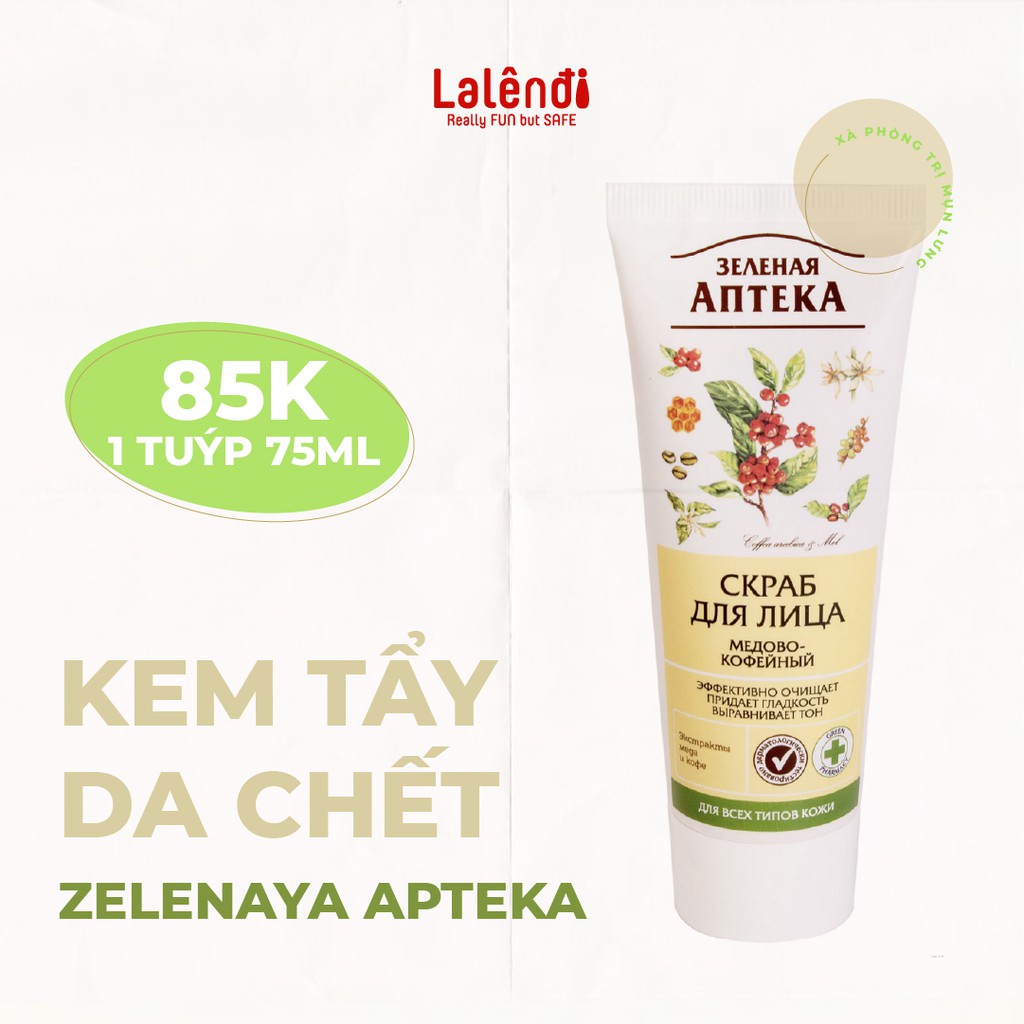 Kem Tẩy da chết Zelenaya Apteka 75ml